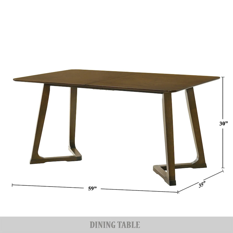 Esstisch im Mid-Century-Modern-Stil