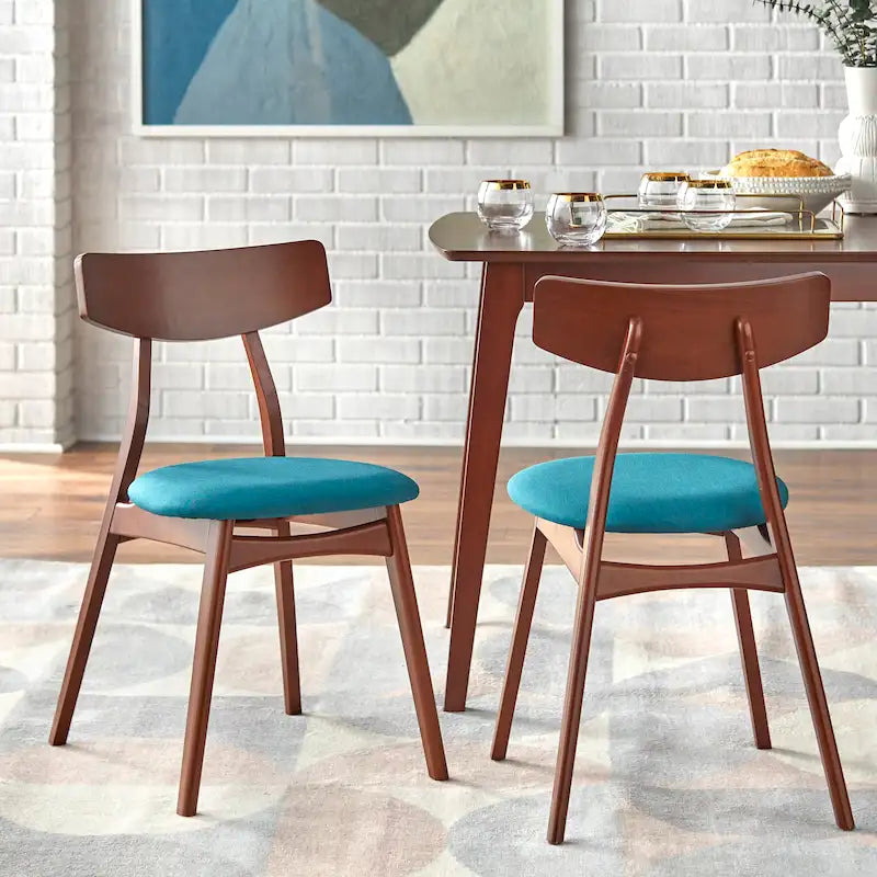 Solid Beechwood Dining Chairs (Set of 2)