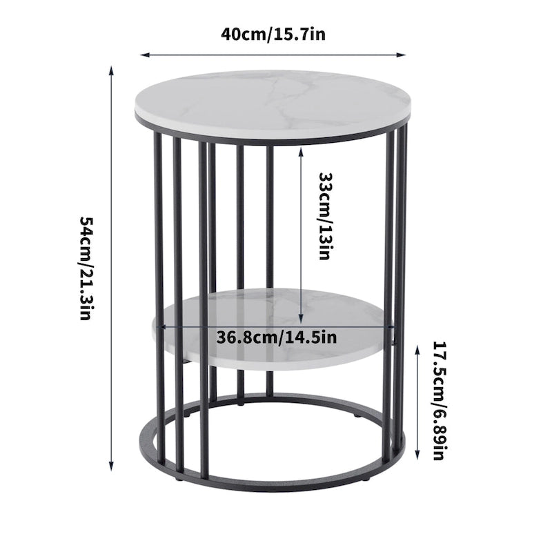 Elevated Side Table / Nightstand