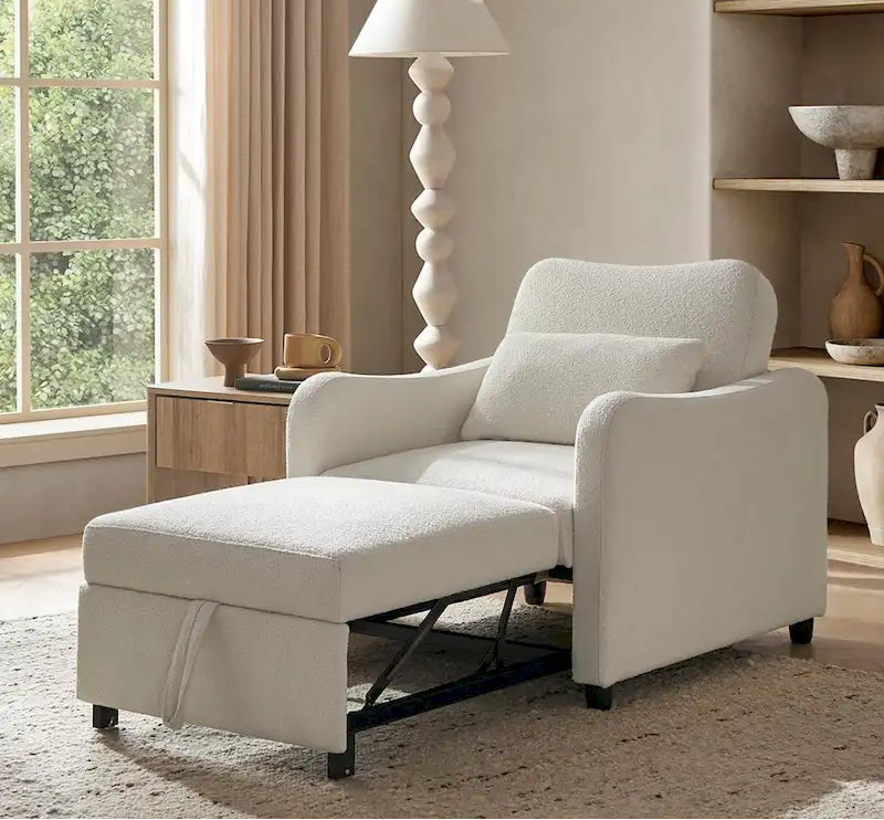 Mopio Sophie 4-in-1 Convertible Sleeper Chair Bed