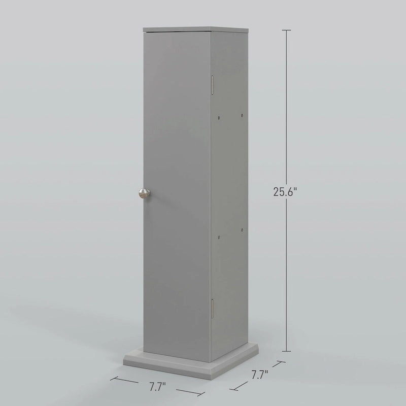 Mobiletto per carta igienica, piccolo mobiletto angolare da bagno da pavimento con ante e ripiani, sottile organizer contenitore da bagno